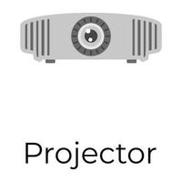 concepts de projecteur à la mode vecteur