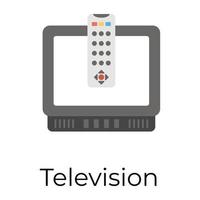 concepts de télévision à la mode vecteur