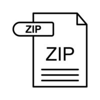 icône de vecteur zip