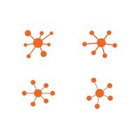 molécule logo vecteur icône illustration