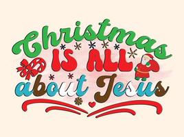vecteur de conception de t-shirt graphique de Noël. Père Noël, joyeux, chandail, laid, modèle, cadeau, carte, fête