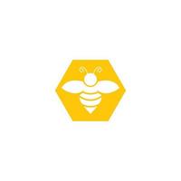 images de logo d'abeille vecteur