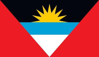 image du drapeau d'antigua et barbuda vecteur