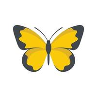 icône de papillon volant, style plat. vecteur