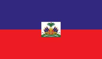 Image du drapeau d'Haïti vecteur