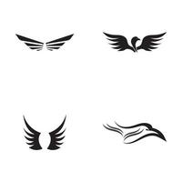 modèle de logo aigle faucon conception d'illustration vectorielle vecteur