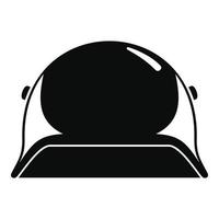 icône de casque de soldat, style simple vecteur