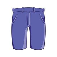 icône de short classique pour hommes, style cartoon vecteur