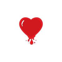 modèle de vecteur de conception de logo coeur. concept de bonne saint valentin. infini