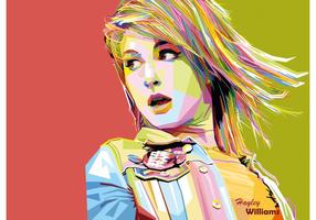 Le vecteur Hayley Williams WPAP