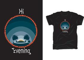 nouvelle collection de t-shirts 2023 vecteur