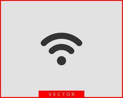 icône wi-fi gratuite. symbole de vecteur wifi de zone de connexion. signal des ondes radio.