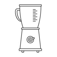 icône de mélangeur de nourriture, style de contour vecteur
