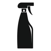 icône de pulvérisation de nettoyage, style simple vecteur