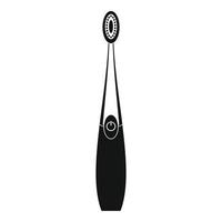 icône de brosse à dents numérique, style simple vecteur