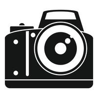 icône de caméra professionnelle, style simple vecteur
