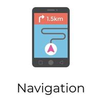 concepts de navigation à la mode vecteur