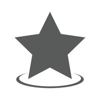 vecteur icône étoile simple