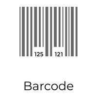 concepts de codes à barres à la mode vecteur