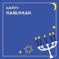 ensemble d'éléments de hanukkah. dessin animé doodle dessiné à la main pour modèle, bannière, affiche vecteur