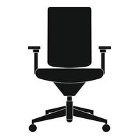 icône de fauteuil confortable, style simple. vecteur