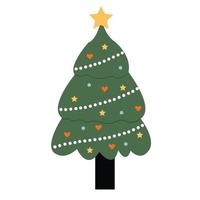 clipart arbre de noël vecteur