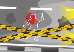 Crime Scene Danger Tapes Vector Design