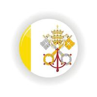 cercle icône vatican vecteur
