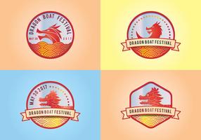 Dragon Boat Festival Elements Logo