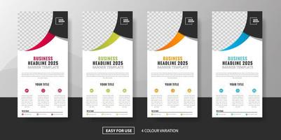 entreprise moderne roll up banner standee template vector design, abstract creative x banner, pull up banner layout for advertising, ads, exhibition, display