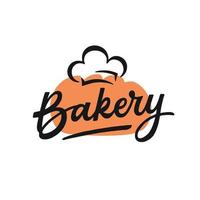modèle de logo de conception de pain et de pâtisserie de boulangerie vecteur