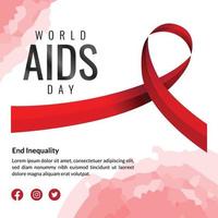 journée mondiale du sida vecteur
