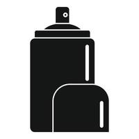 icône de spray déodorant, style simple vecteur