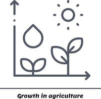 agriculture moderne intelligente, fichier de bundle vectoriel agricole entièrement modifiable et évolutif