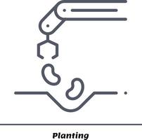 agriculture de plantation moderne intelligente, fichier vectoriel agricole entièrement modifiable et évolutif