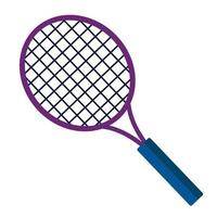 équipement de sport de raquette de tennis vecteur