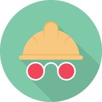 illustration vectorielle de bonnet de lunettes sur un background.symboles de qualité premium.icônes vectorielles pour le concept et la conception graphique. vecteur