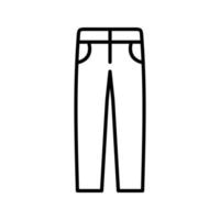 icône de vecteur de pantalons pour hommes