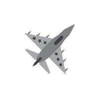 icône d'avion de chasse vecteur