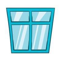 icône de fenêtre, style cartoon vecteur