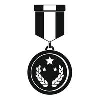 médaille icône vecteur simple