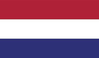 Image du drapeau des Pays-Bas vecteur