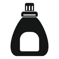icône de nettoyeur de linge, style simple vecteur