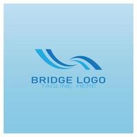 modèle de conception d'illustration d'icône de vecteur de logo de pont