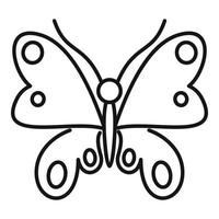 icône papillon nature, style de contour vecteur
