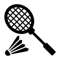 conception de vecteur à la mode du badminton