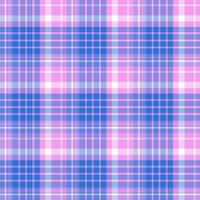 modèle sans couture dans les couleurs rose du soir, bleu foncé, blanc et violet pour plaid, tissu, textile, vêtements, nappe et autres choses. image vectorielle. vecteur