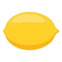 icône de citron, style cartoon vecteur