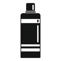 icône de bouteille de shampoing, style simple vecteur