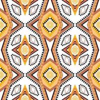 motif ethnique géométrique avec motif d'ornement abstrait en diagonale de triangle carré pour l'impression textile de tissu d'habillement, artisanat, broderie, tapis, rideau, batik, emballage de papier peint, vecteur sans couture
